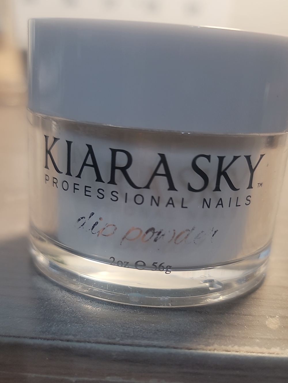 Kiara Sky White Dip Powder Jar